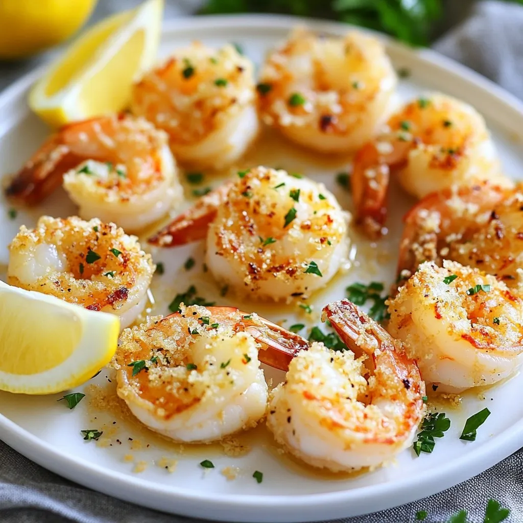 Garlic Parmesan Air Fryer Shrimp Quick and Tasty Meal