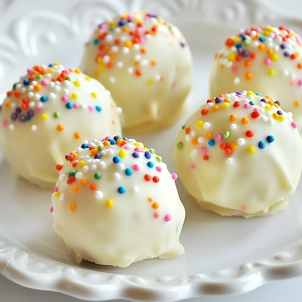 Funfetti Sugar Cookie Truffles Delightful Treats to Make