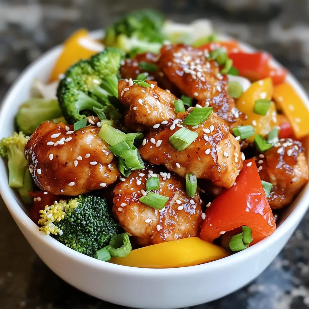 Savory Sesame Ginger Chicken Stir Fry Recipe