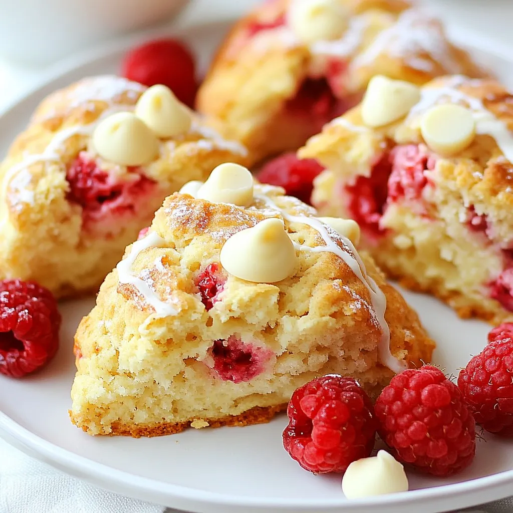 Raspberry White Chocolate Scones Fresh and Easy Recipe