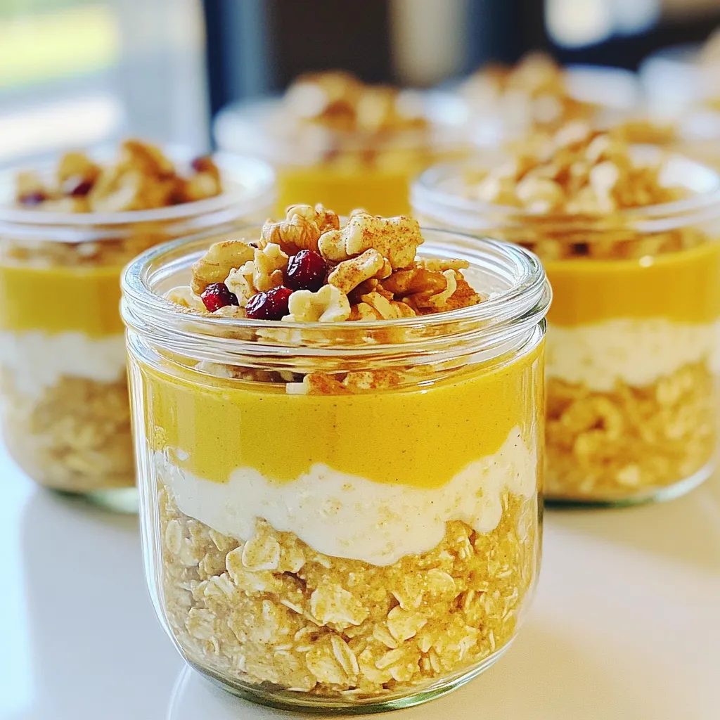 Pumpkin Pie Overnight Oats Protein for a Nutritious Start