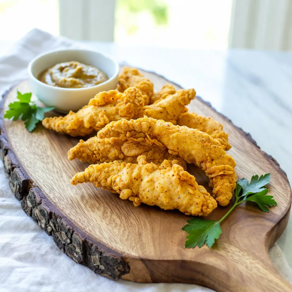 Sweet Tea Fried Chicken Tenders Crispy and Flavorful
