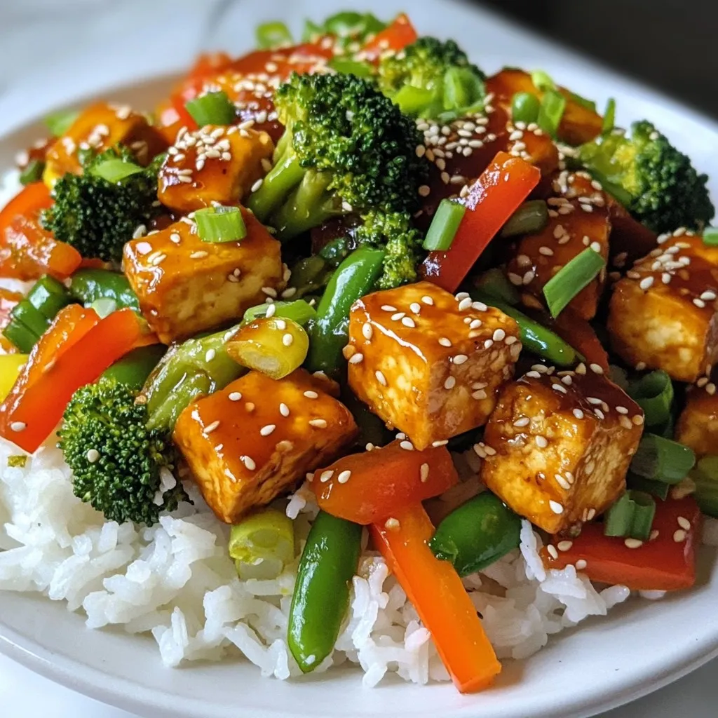Teriyaki Tofu Stir-Fry Flavorful and Easy Dinner Recipe