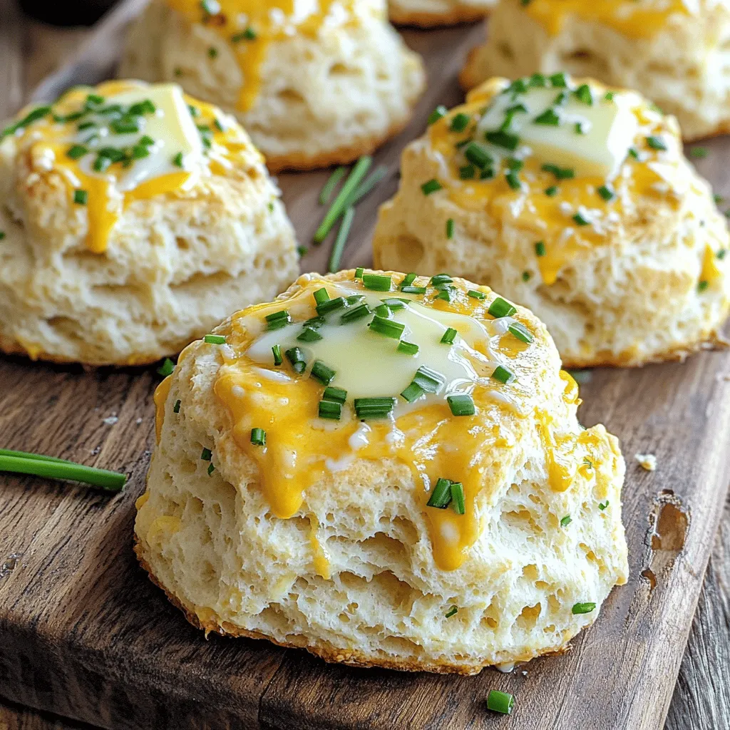 Cheddar Chive Drop Biscuits Flavorful and Easy Recipe