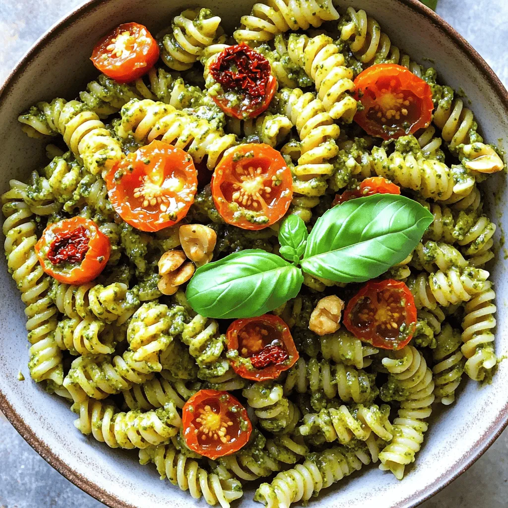 Sun-Dried Tomato Pesto Pasta Easy and Flavorful Dish