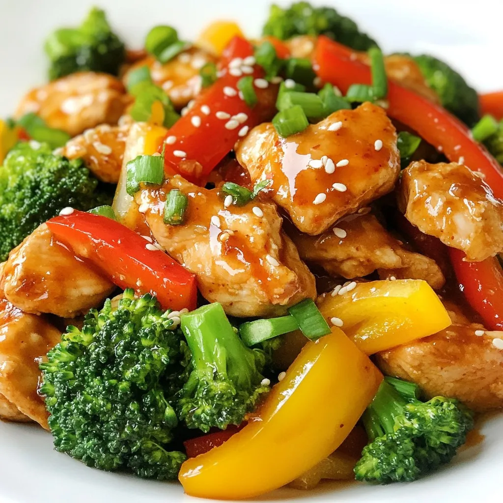 Sweet Chili Chicken Stir-Fry Quick and Tasty Meal