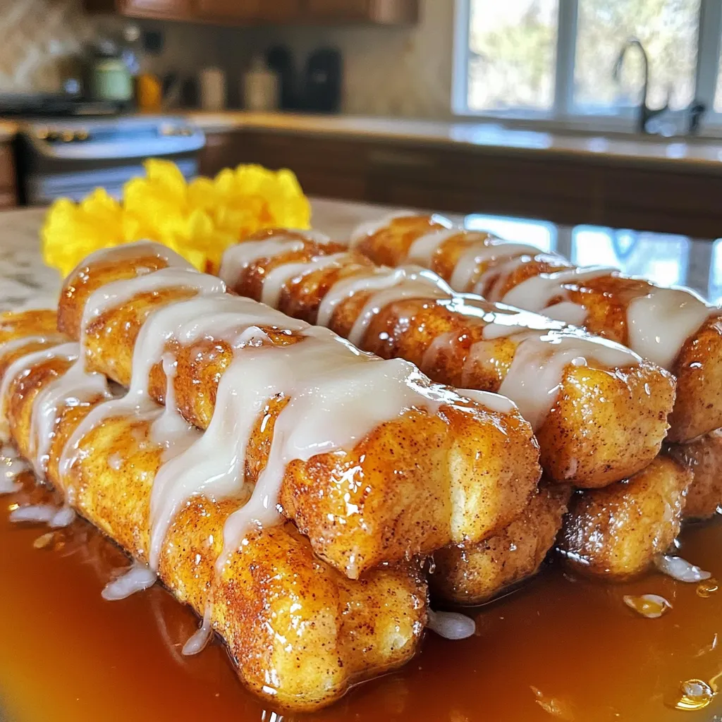 Cinnamon Roll French Toast Sticks Quick and Tasty Treat