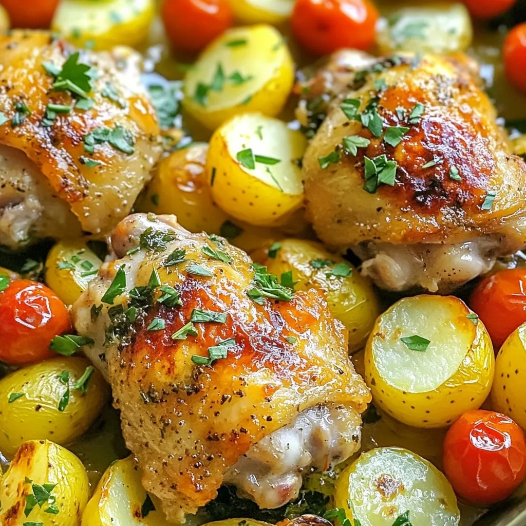 Sheet Pan Lemon Herb Chicken Easy Weeknight Meal