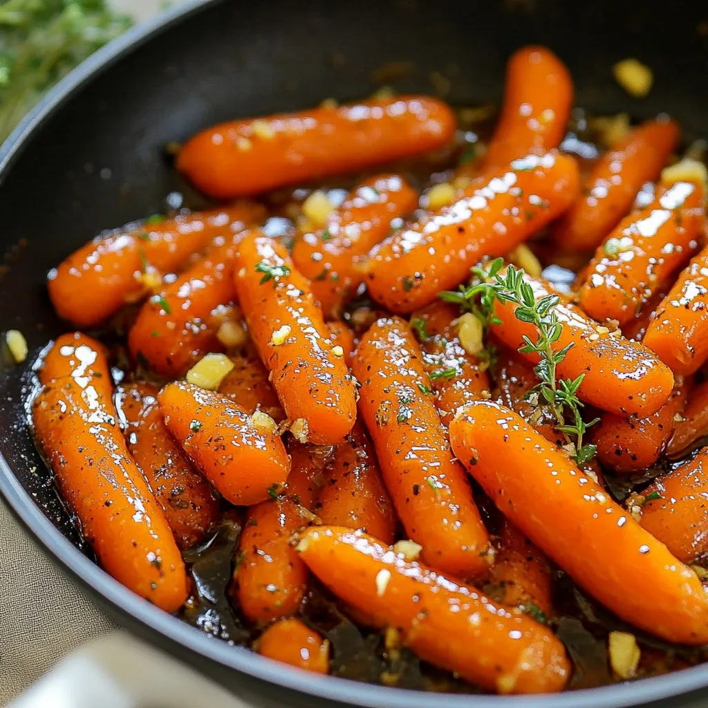 Honey Garlic Glazed Carrots Simple and Tasty Side