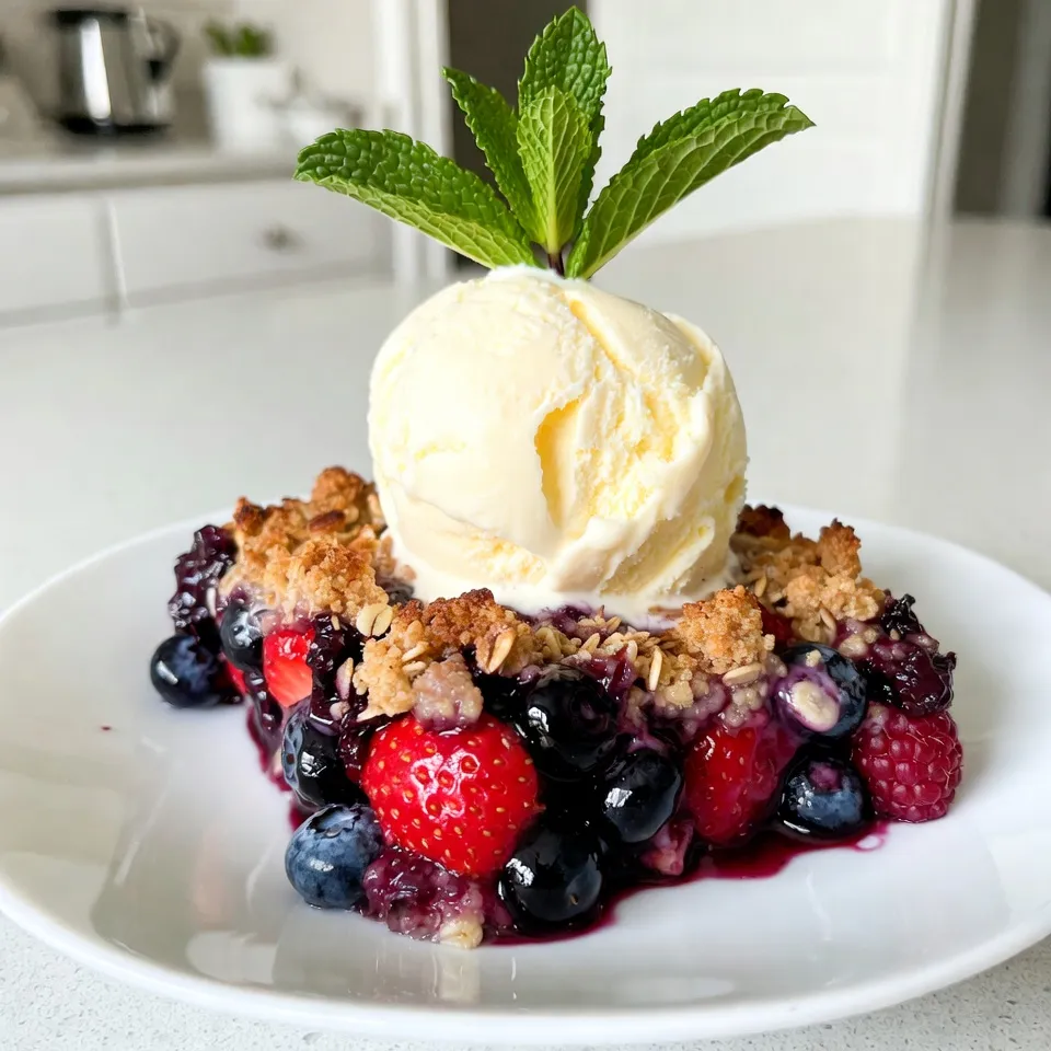 Triple Berry Crisp Delightful Dessert Recipe
