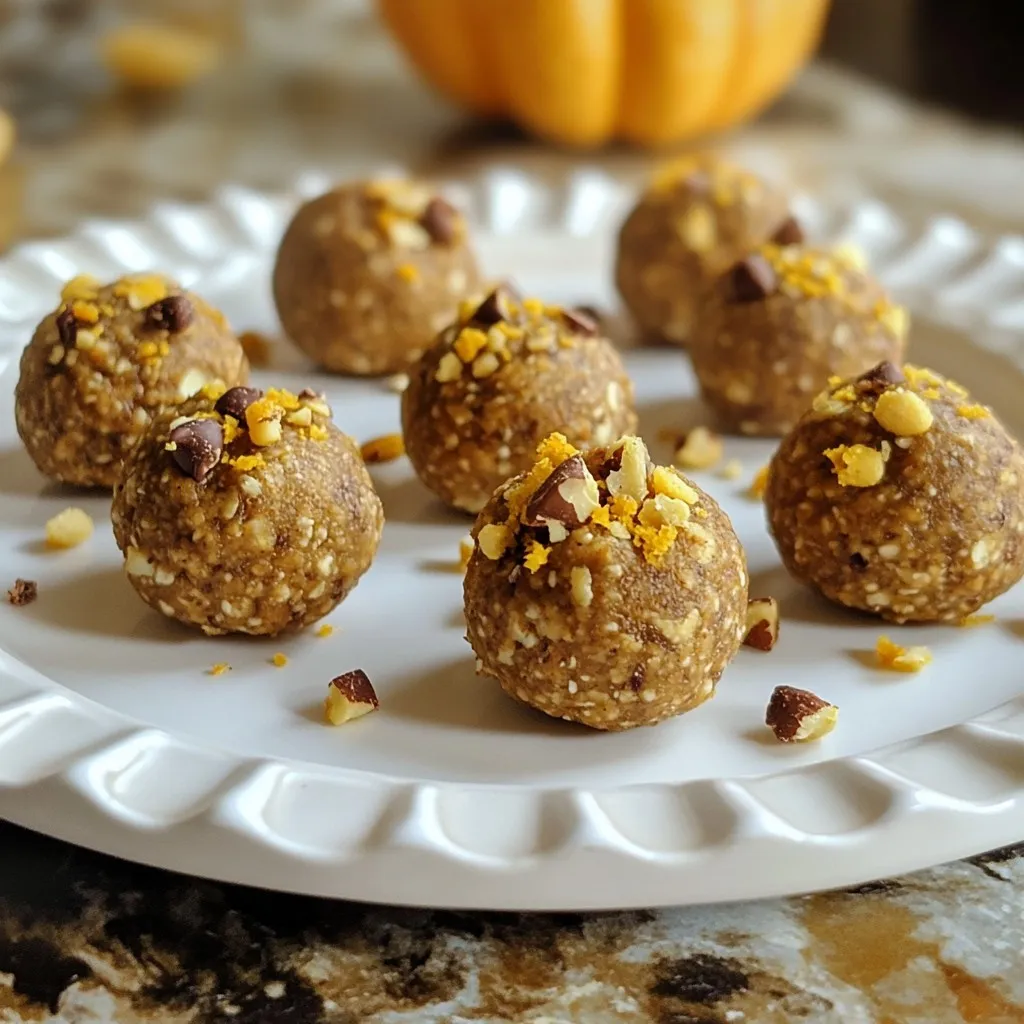 Pumpkin Spice Energy Balls Flavorful and Nutritious Treat