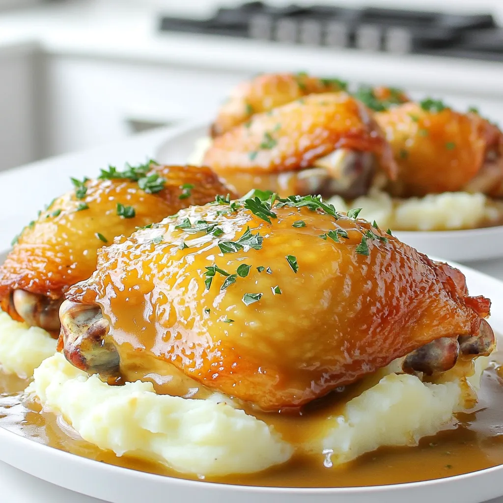 Golden Chicken and Gravy with Mash Delight