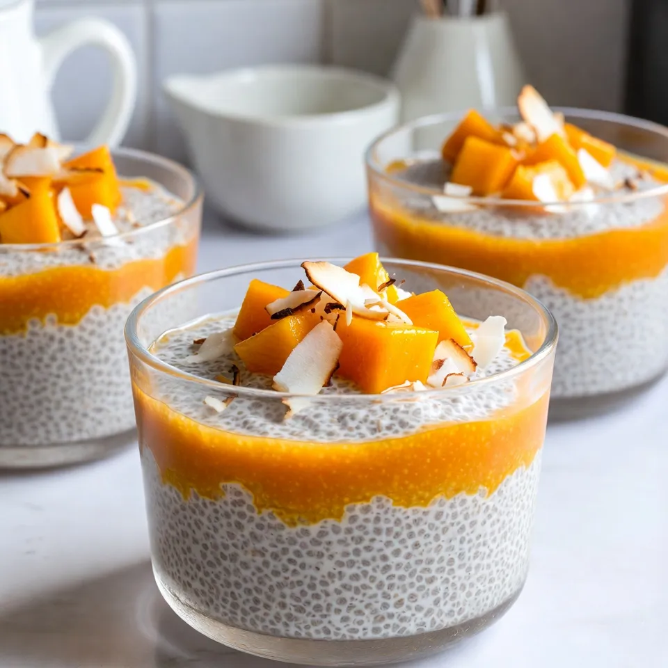 Mango Coconut Chia Pudding Energizing Healthy Treat