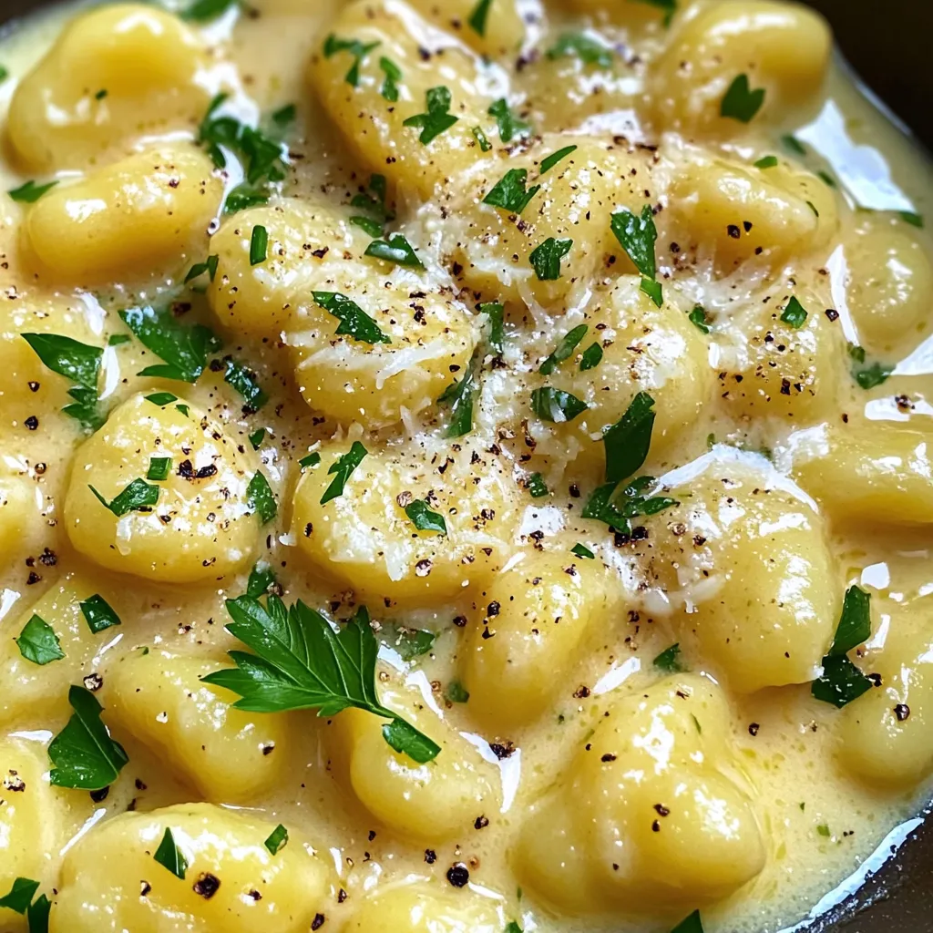 Creamy Garlic Parmesan Gnocchi Rich and Flavorful Dish