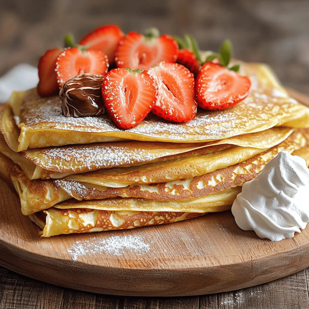 Strawberry Nutella Crepes Easy and Tasty Delight