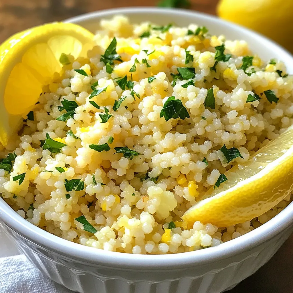 Lemon Herb Couscous Fresh and Easy Recipe Guide