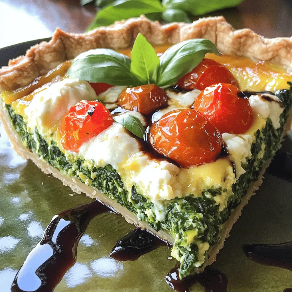 Spinach Tomato Quiche Savory and Simple Meal