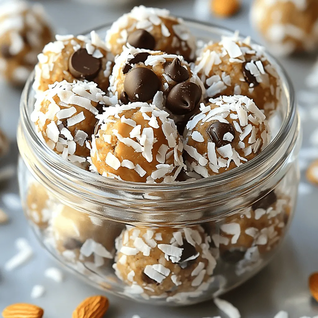 Almond Joy Energy Bites Tasty and Nutritious Snack