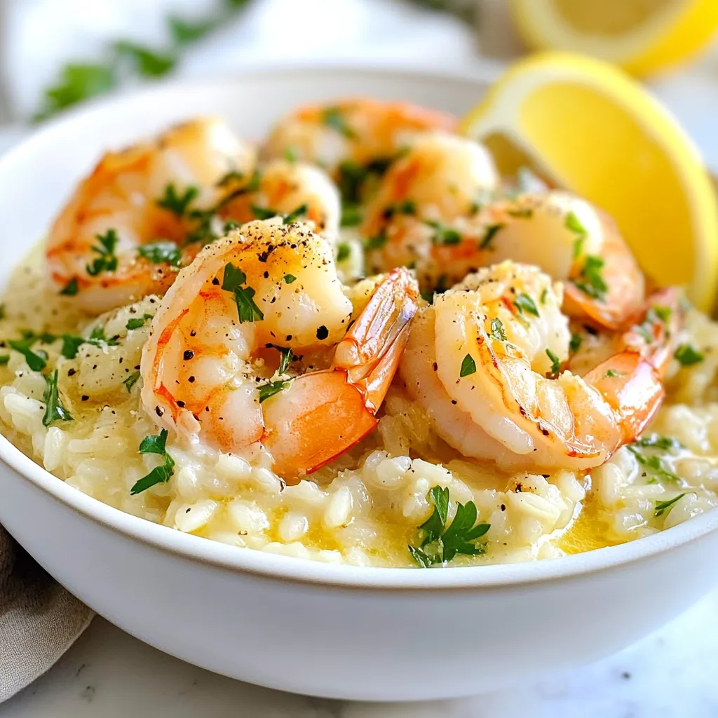 Garlic Butter Shrimp Risotto Creamy Delight Recipe