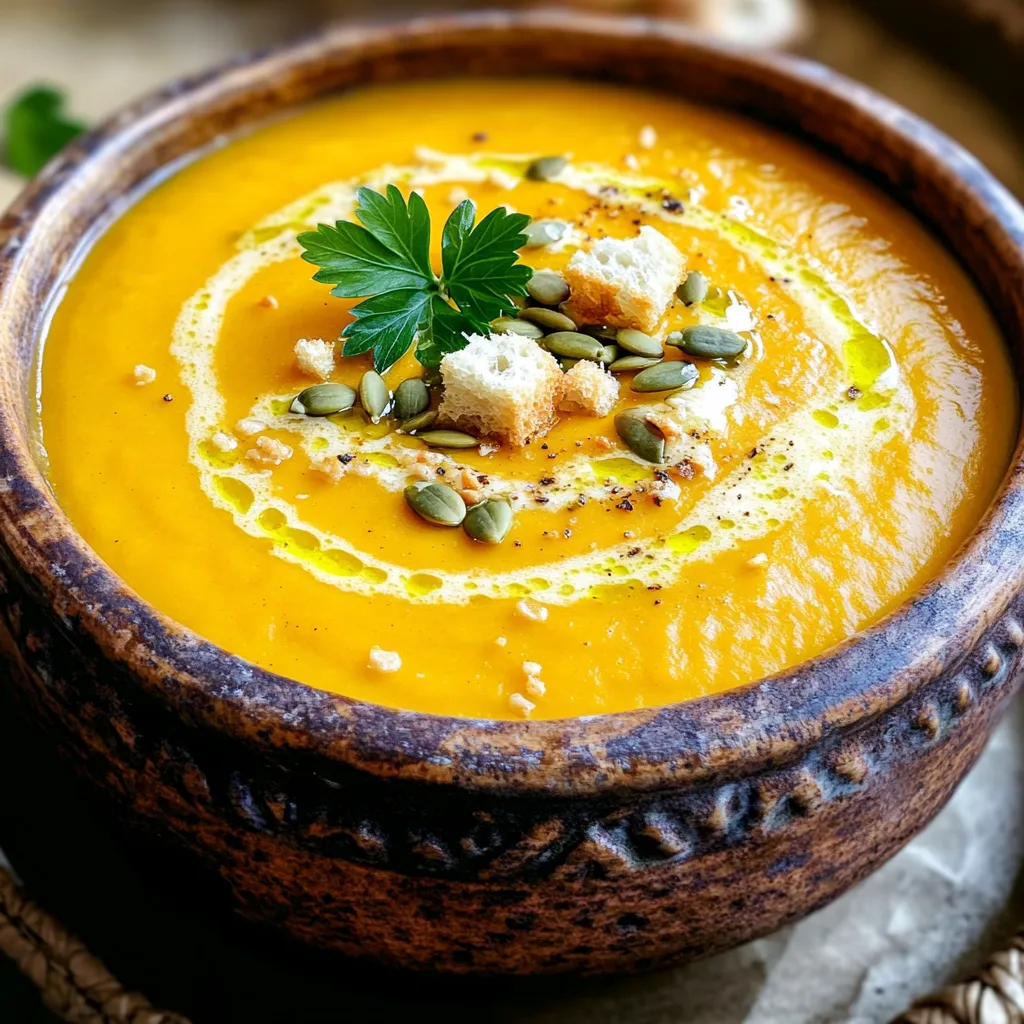 Slow Cooker Creamy Pumpkin Soup Rich and Comforting Meal