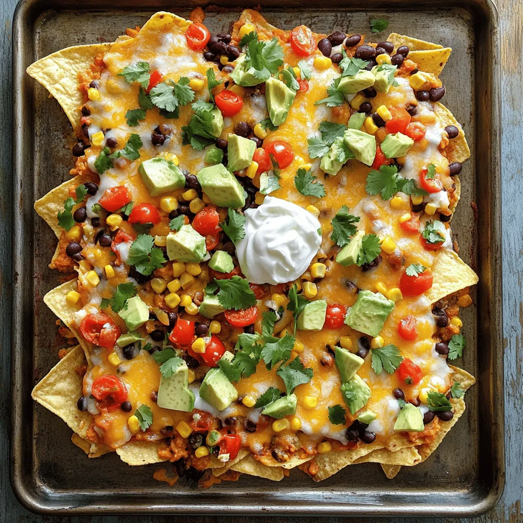 Loaded Veggie Nachos Flavorful and Satisfying Treat