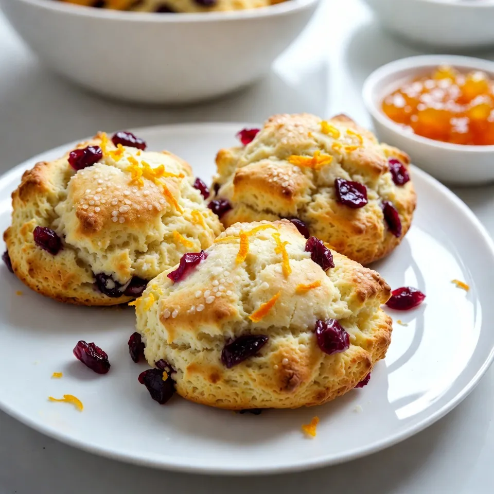 Cranberry Orange Scones Fresh and Flavorful Delight