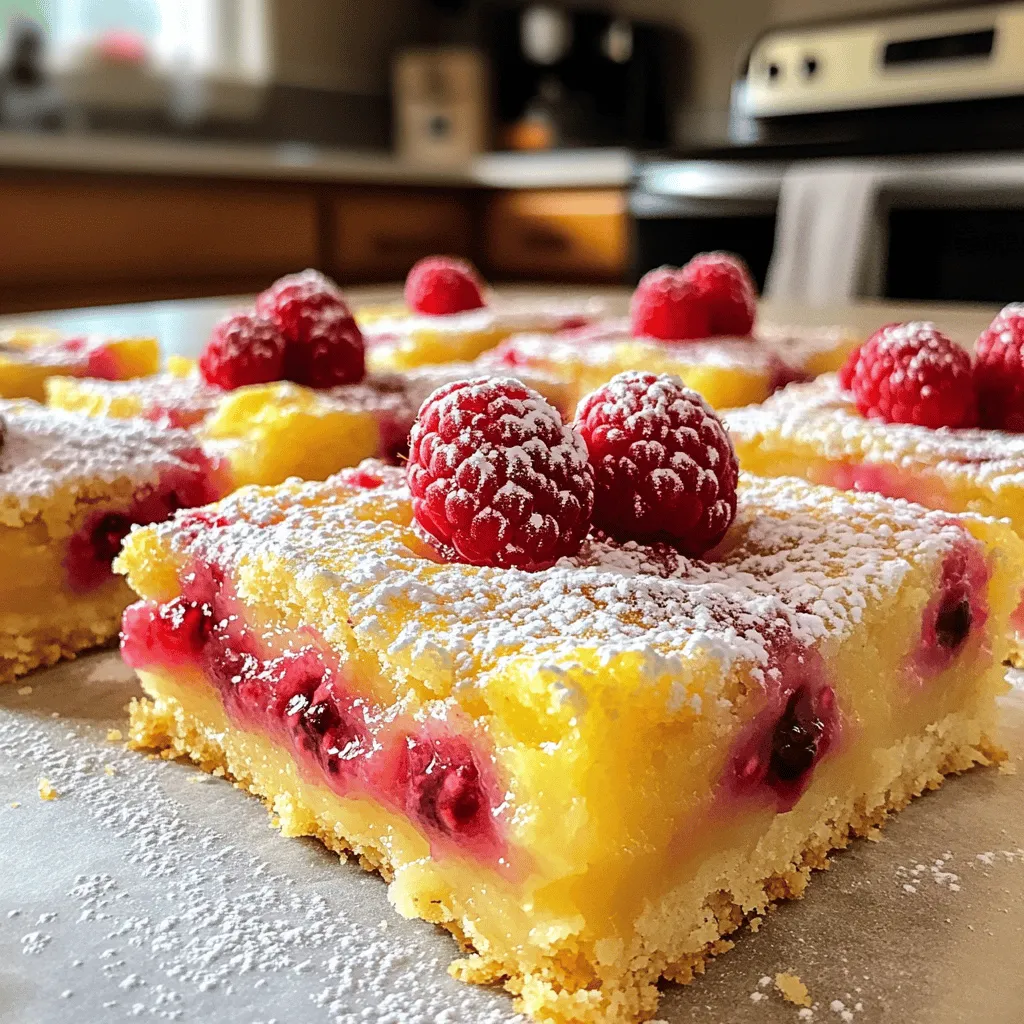 Raspberry Lemon Bars Simple and Tasty Treat Recipe