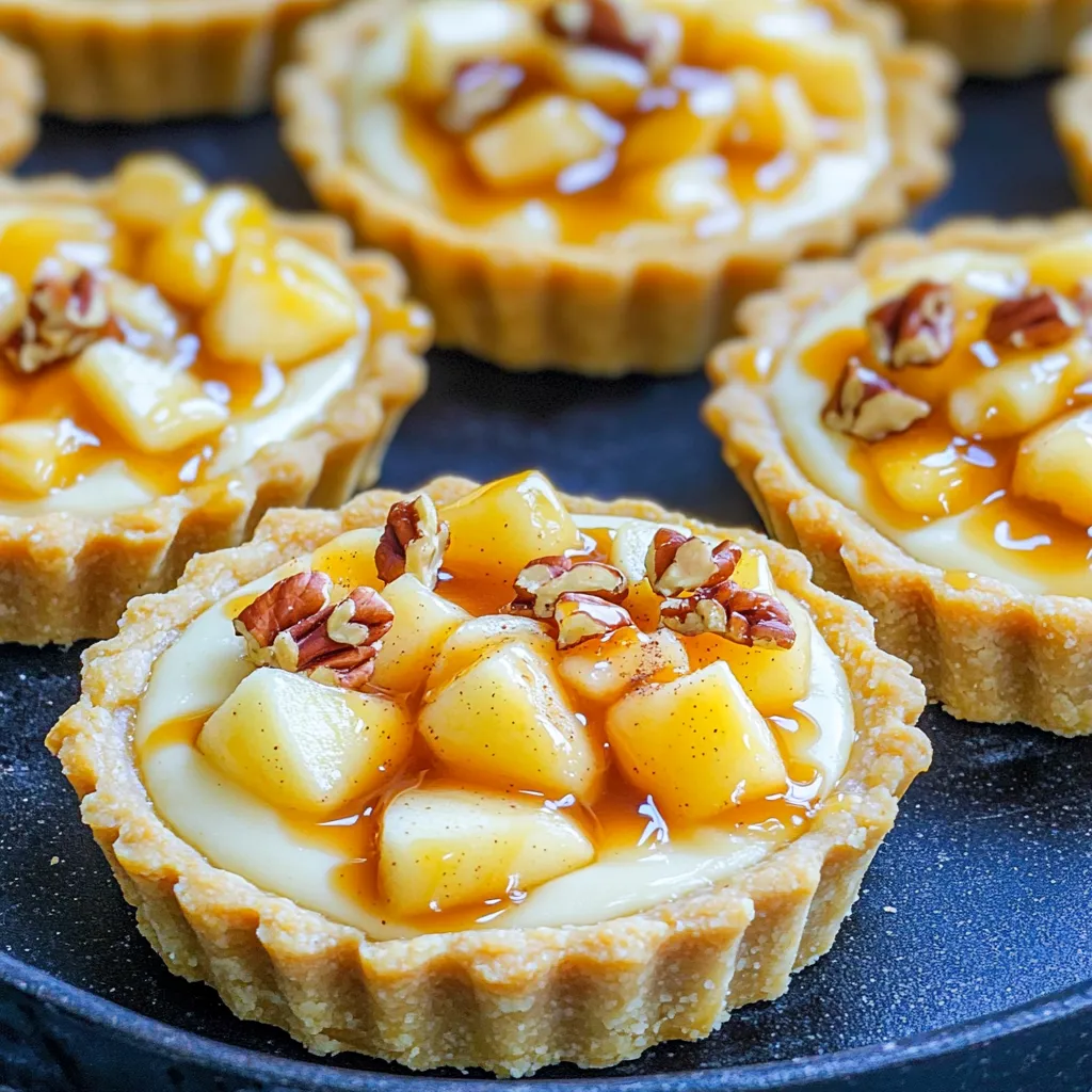 Caramel Apple Cheesecake Tartlets Irresistible Treat
