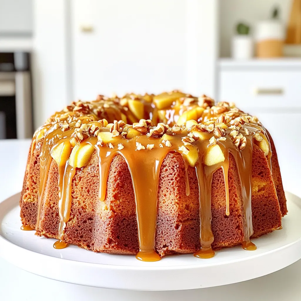 Caramel Apple Pound Cake Irresistible and Delicious Treat