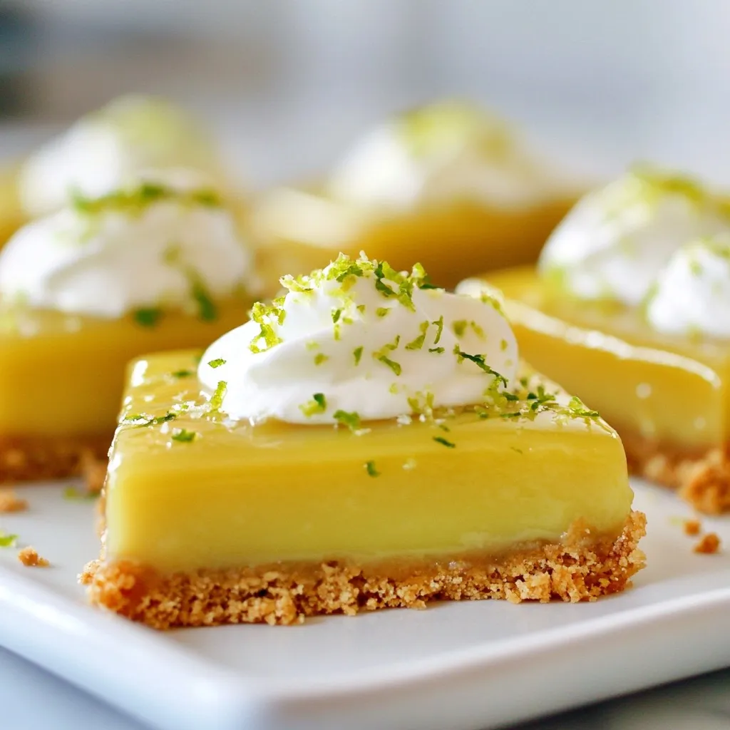 Key Lime Pie Bars Easy Recipe for Citrus Lovers