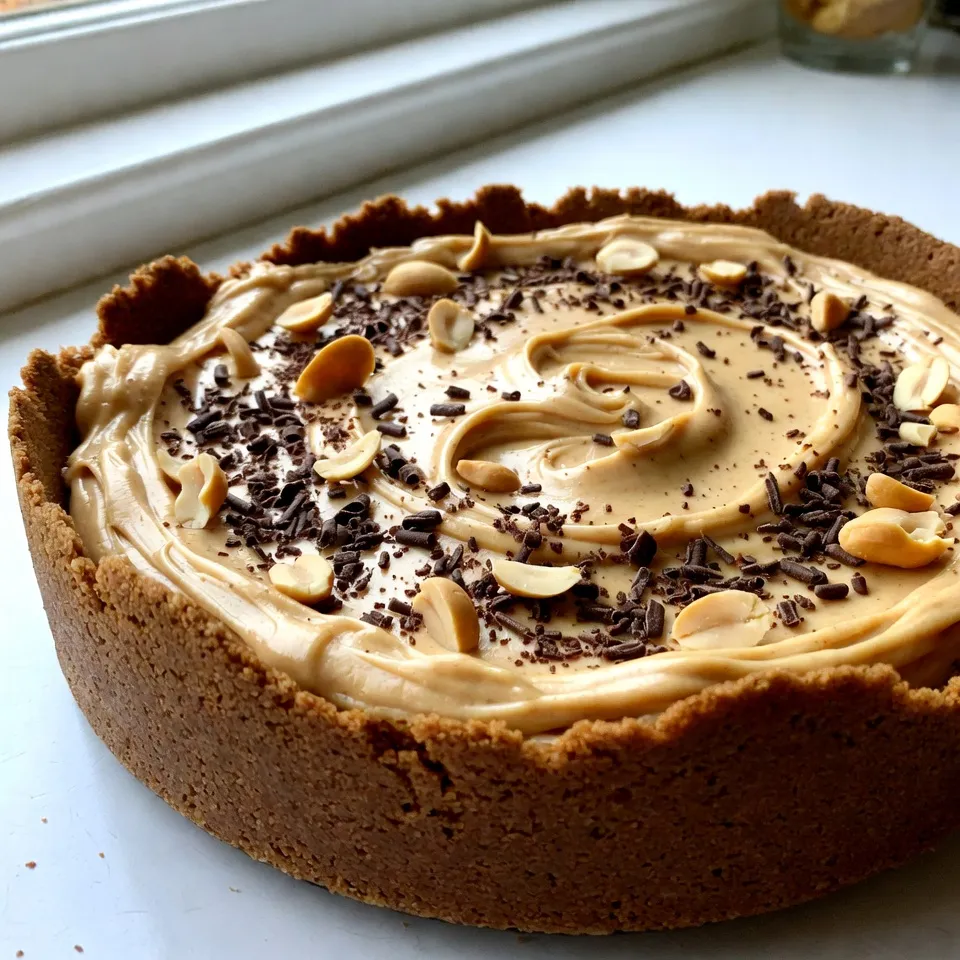 No-Bake Peanut Butter Cheesecake Creamy and Easy Recipe