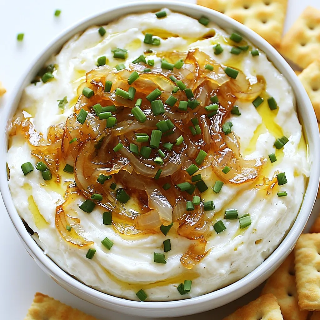 Caramelized Onion Dip Rich and Flavorful Appetizer