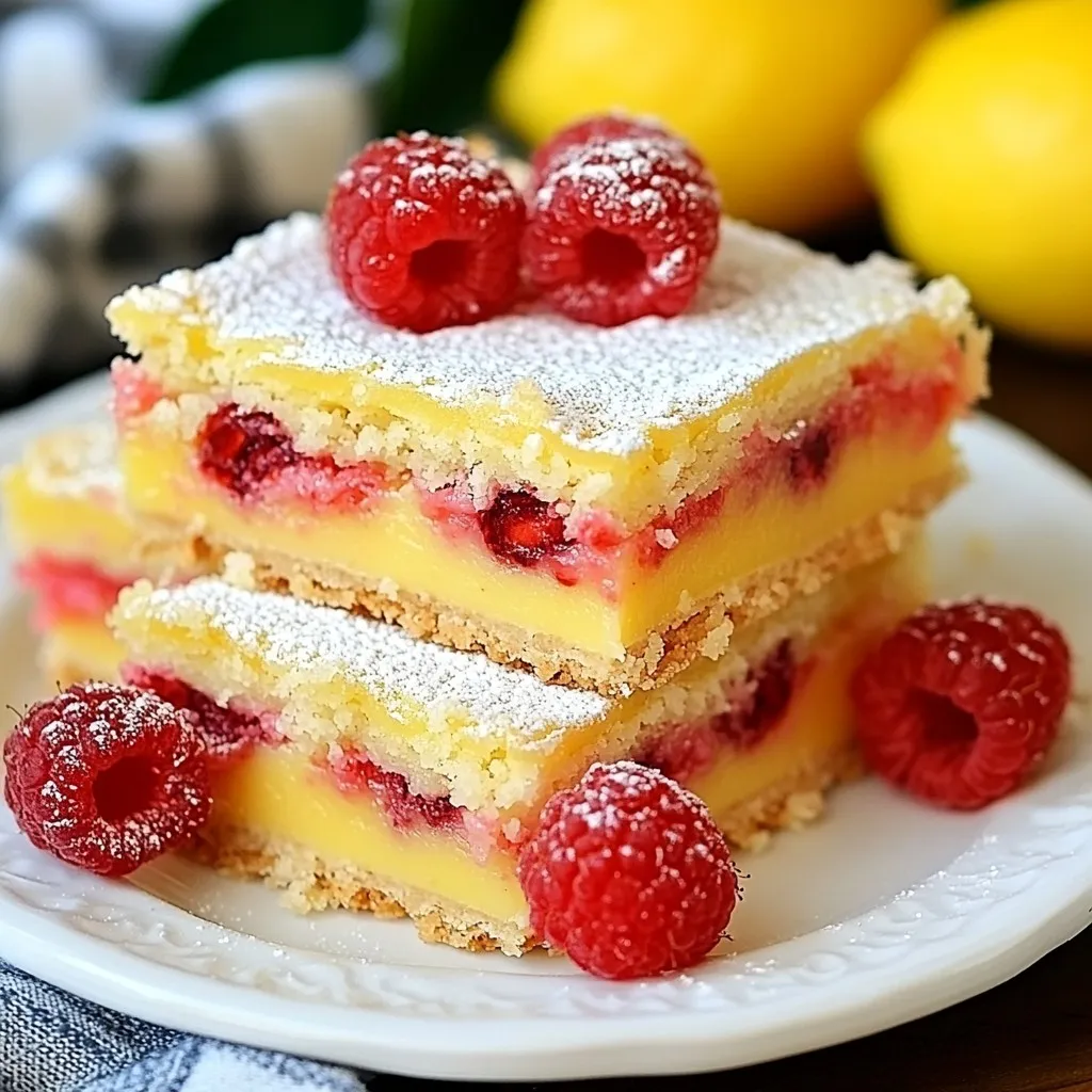 Raspberry Lemonade Bars Simple and Delicious Recipe