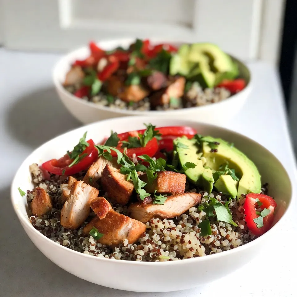 Fiesta Chicken Quinoa Bowls Flavorful and Easy Meal