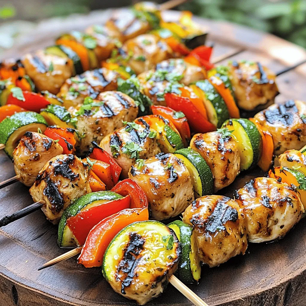 Honey Lime Chicken Skewers Flavorful Grilling Delight