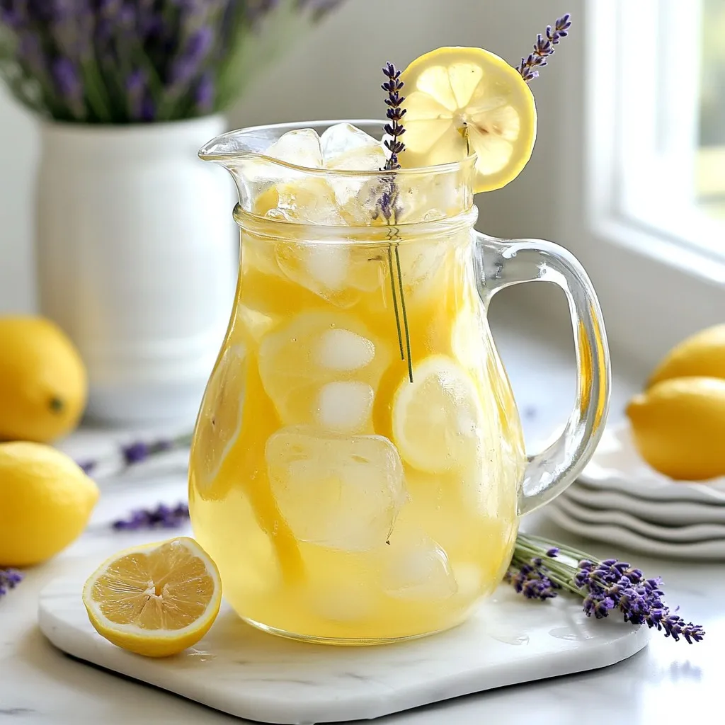 Honey Lavender Lemonade Refreshing Summer Drink