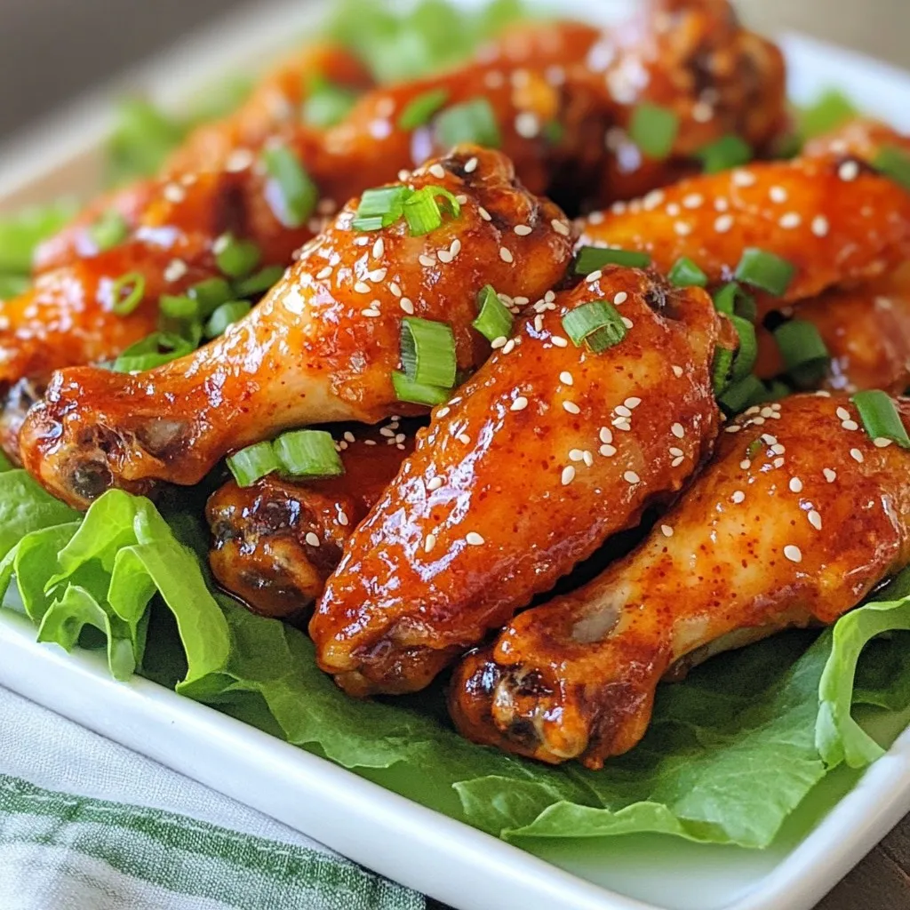 Spicy Korean Chicken Wings Bold and Flavorful Recipe