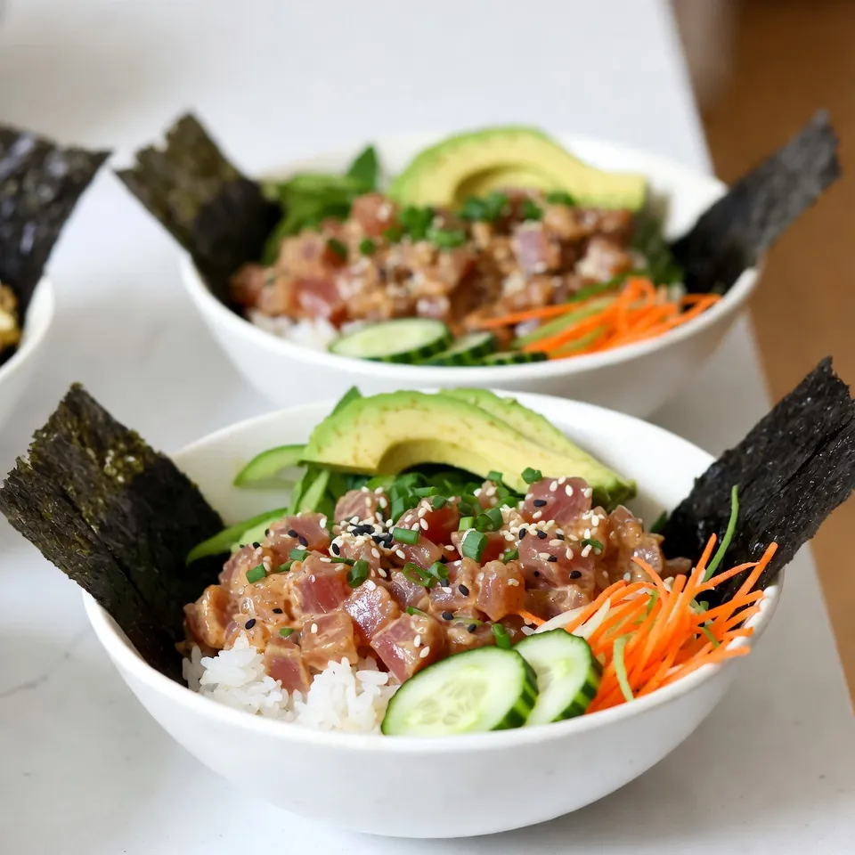 Spicy Tuna Sushi Bowls Flavorful and Easy to Make