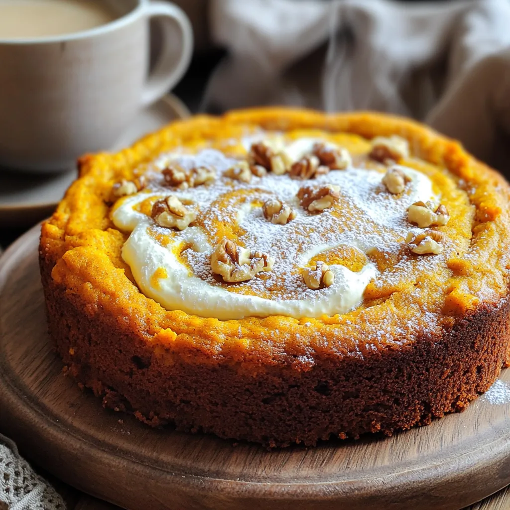 Pumpkin Cream Cheese Coffee Cake Simple and Delightful