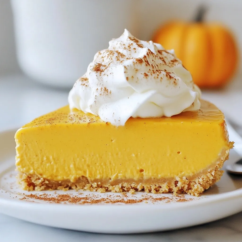 No-Bake Pumpkin Cheesecake Easy and Delicious Treat