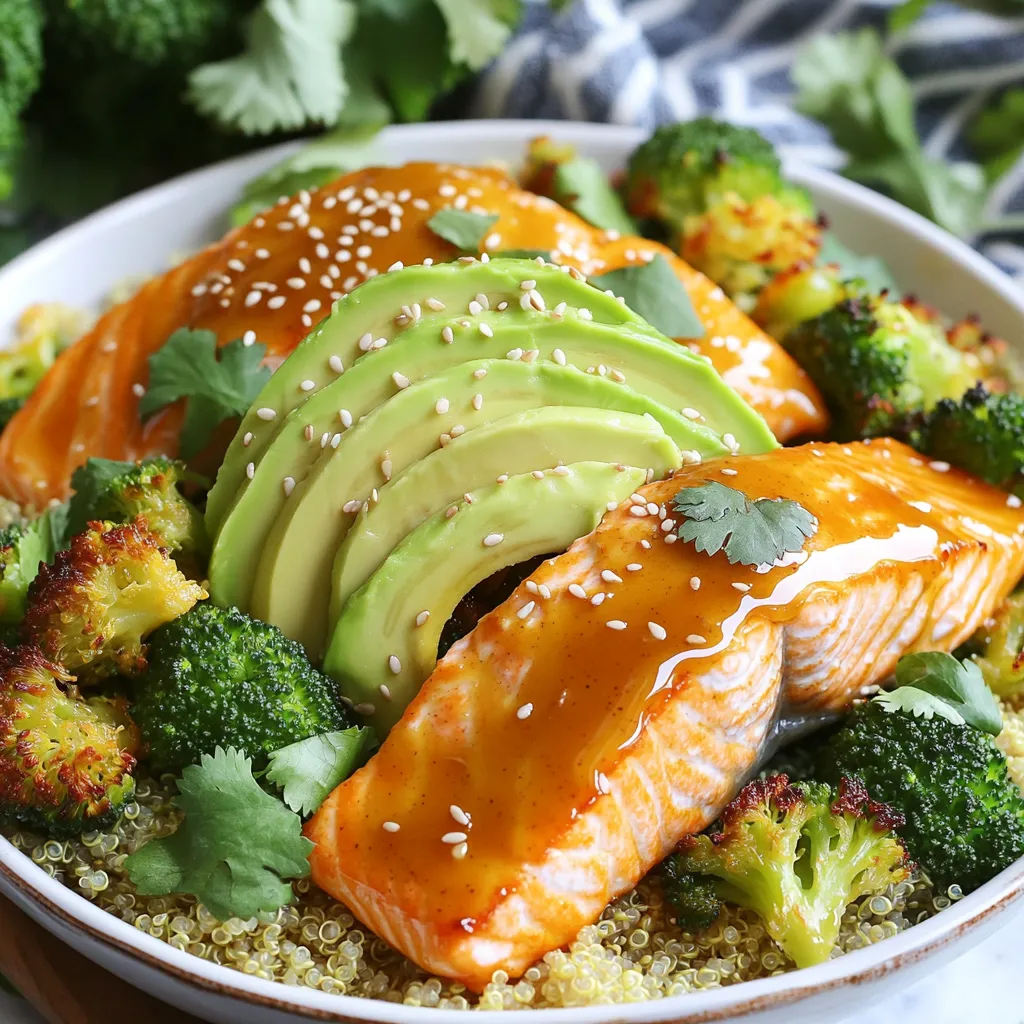 Sheet-Pan Honey Mustard Salmon Bowls Flavorful Meal