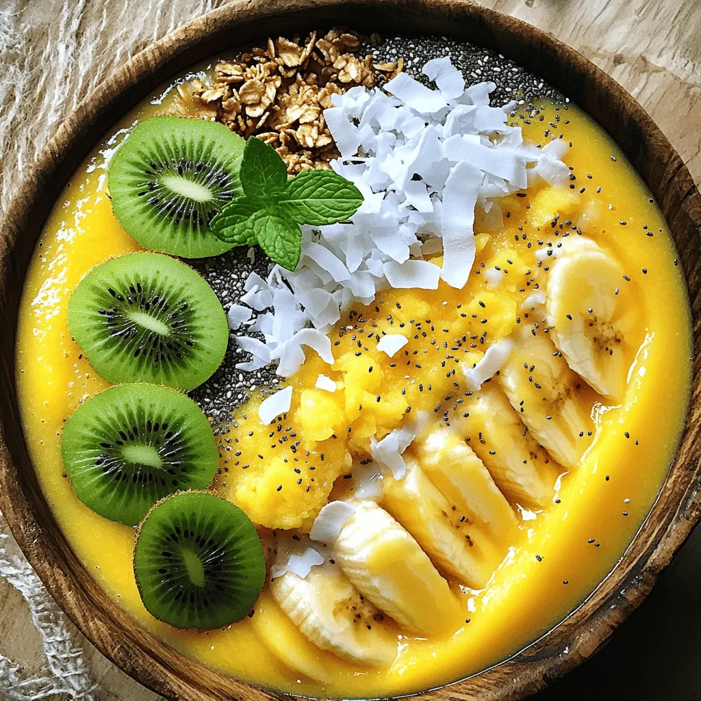 Tropical Mango Smoothie Bowl Flavorful and Healthy Recipe
