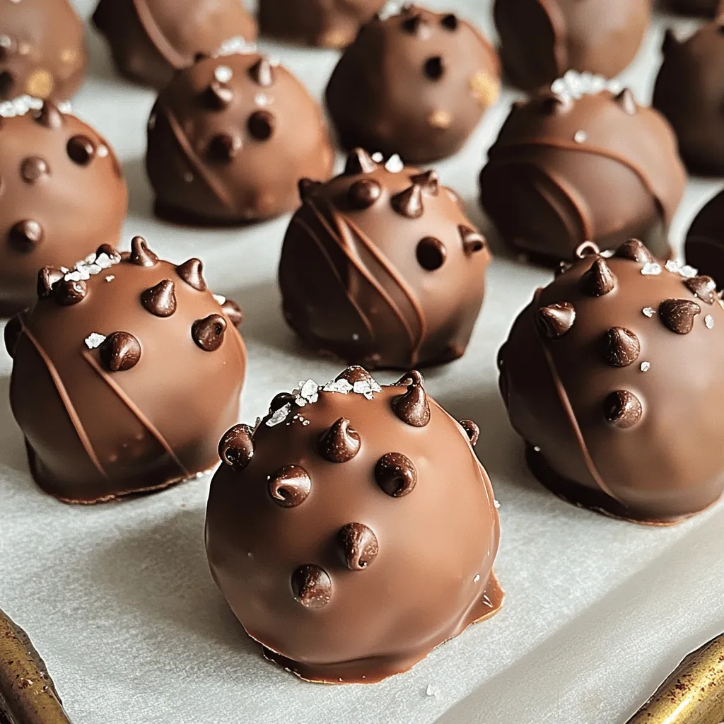 Chocolate Chip Cookie Dough Truffles Delightful Treat