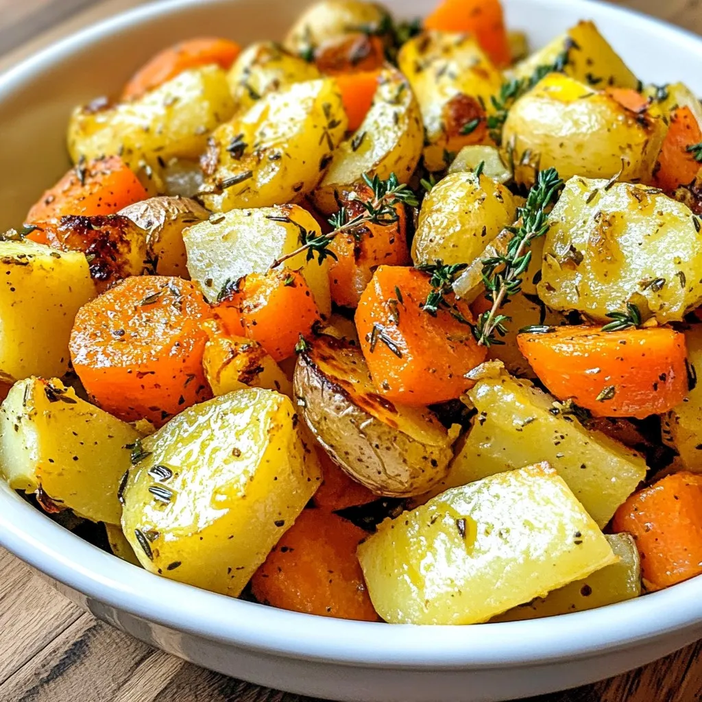 Garlic Herb Roasted Root Veggies Easy and Flavorful