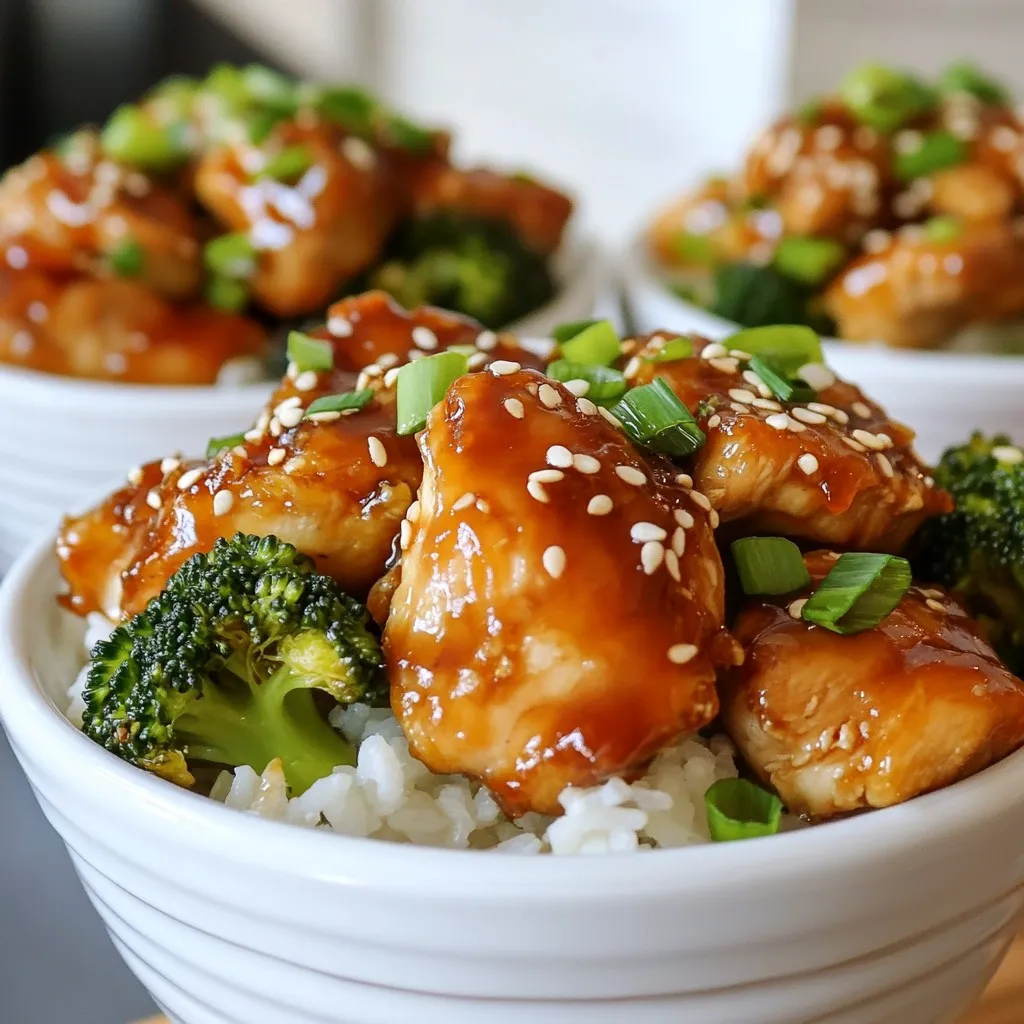Savory Sesame Chicken Rice Bowls Quick and Easy Meal