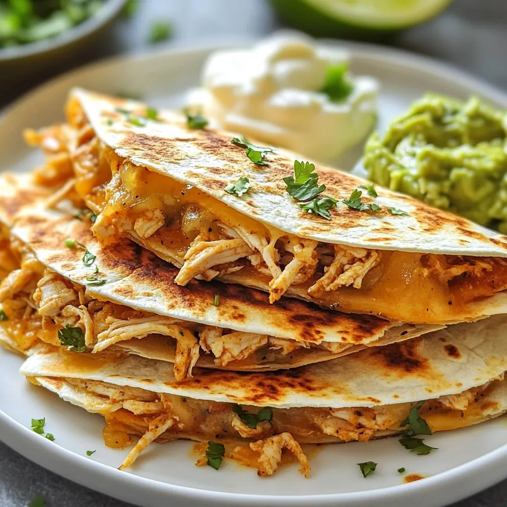 Chipotle Lime Chicken Quesadillas Flavorful Delight