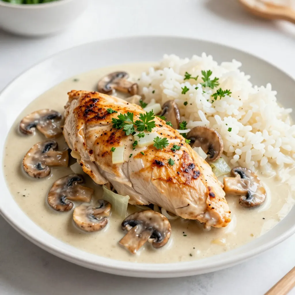 Creamy Mushroom Chicken Flavorful and Easy Recipe