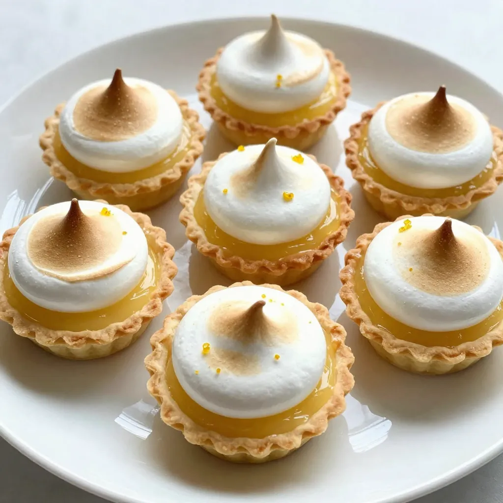 Mini Lemon Meringue Pies Delightful and Simple Treat