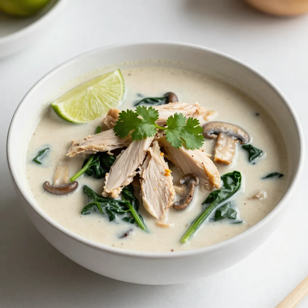 Thai Coconut Chicken Soup Comforting and Easy Recipe