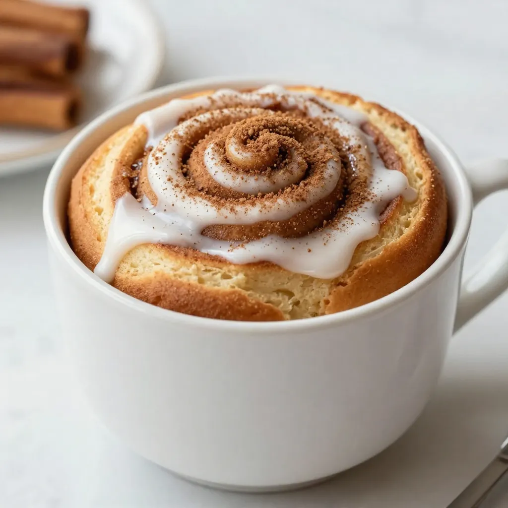 Cinnamon Roll Mug Cake Sweet and Simple Treat